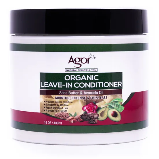 Agor Organic Leave-In Conditioner With Shea Butter & Avocado Oil