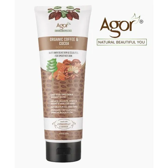 Agor Organic Coffee & Cocoa Body Scrub