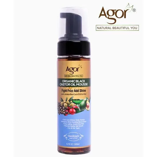 Agor Organic Black Castor Oil Mousse