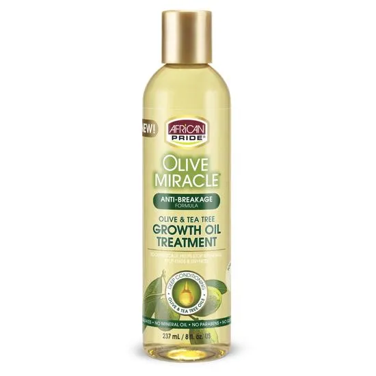 African Pride Olive Miracle Anti-Breakage Growth Oil Treatment
