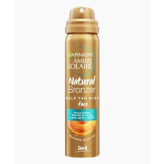 Garnier Ambre Solaire Natural Bronzer Face Self Tan Mist Dark