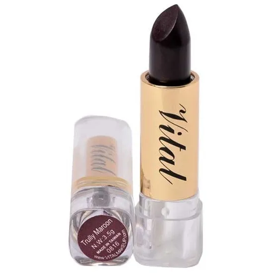 Vital Makeup Moisturising Lipstick Trully Maroon