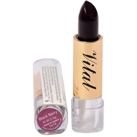 Vital Makeup Moisturising Lipstick Black Berry