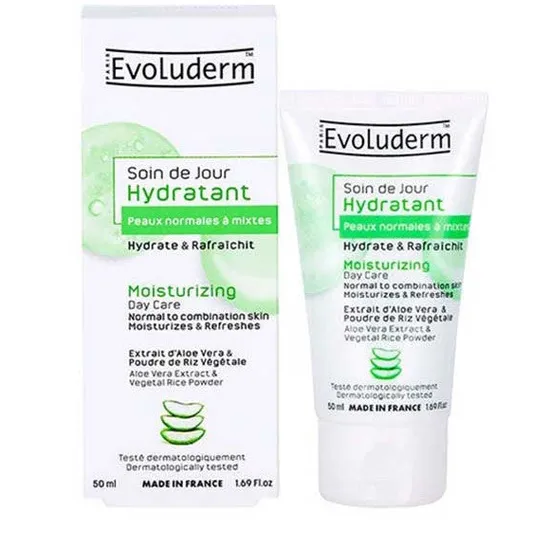 Evoluderm Moisturising Day Cream With Aloe Vera Extract