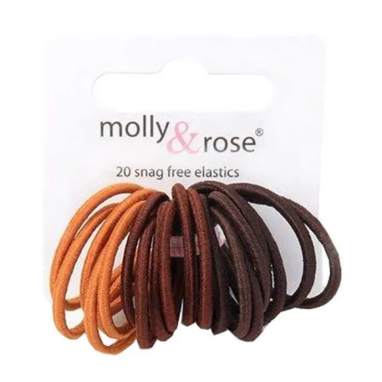 Molly And Rose Mini Elastics Brown Collection