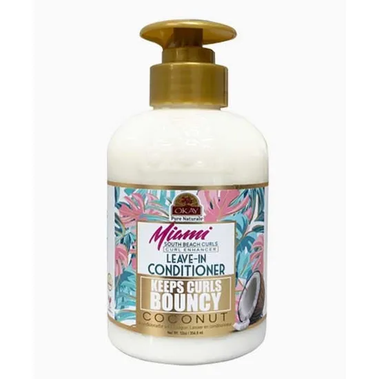 Okay Miami Keep Curls Bouncy Coconut Leave-In Conditioner