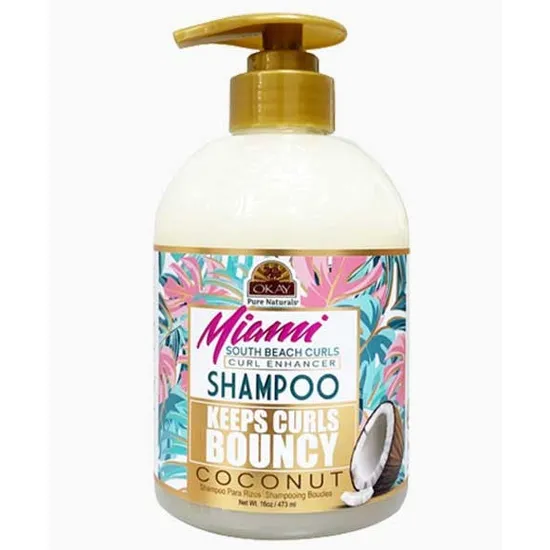Okay Miami Keep Curls Bouncy Coconut Shampoo