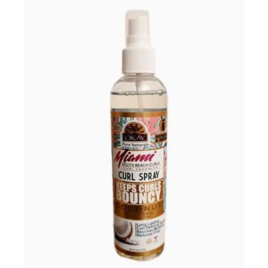 Okay Miami Keep Curls Bouncy Coconut Curl Spray