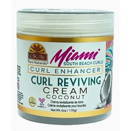 Okay Miami Curl Enhancer Coconut Curl Reviving Cream