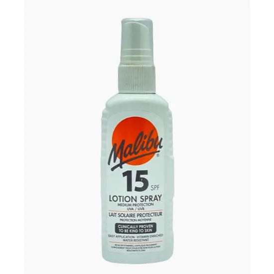 Malibu Medium Protection Lotion Spray Spf 15 200Ml