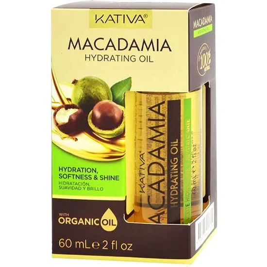 Kativa Macadamia Organic Hydrating Oil
