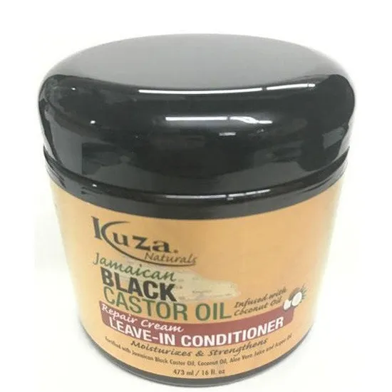 Kuza Jamaican Black Castor Oil Repair Cream Leave-In Conditioner