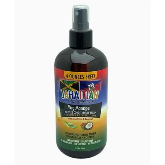 Mamado Jahaitian Combination Wig Manager With Aloe Vera & Coconut