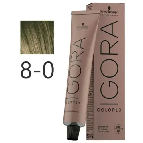 Schwarzkopf Igora Colour 10 Hair Colour Full Range 60Ml / 8-0