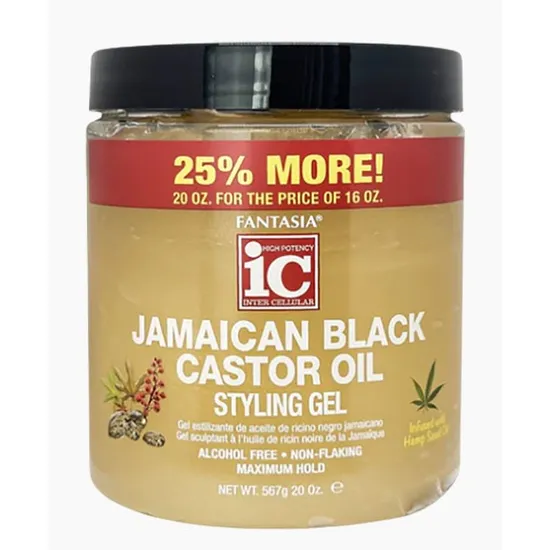 IC Fantasia Jamaican Black Castor Oil Styling Gel