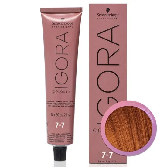 Schwarzkopf Igora Colour 10 Hair Colour Full Range 60Ml / 7-7