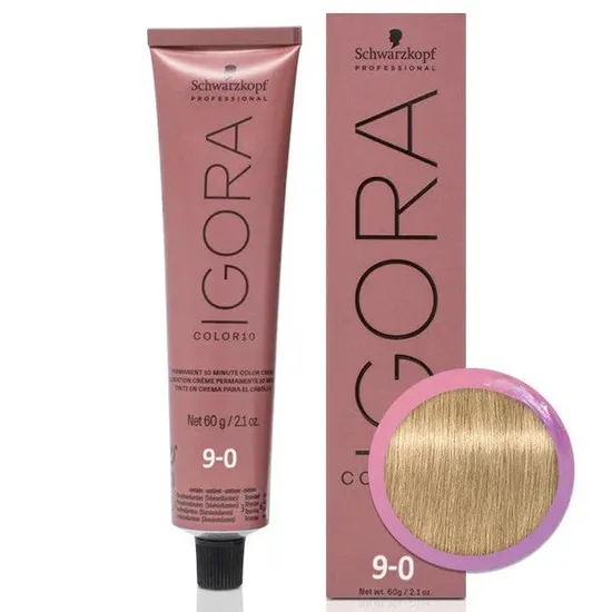 Schwarzkopf Igora Colour 10 Hair Colour Full Range 60Ml / 9-0