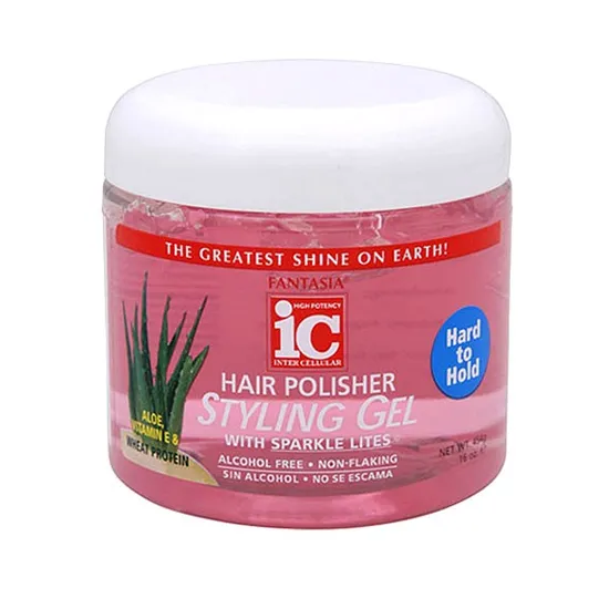 Ic Fantasia Ic Hard To Hold Styling Gel With Sparkle Lites 454 G