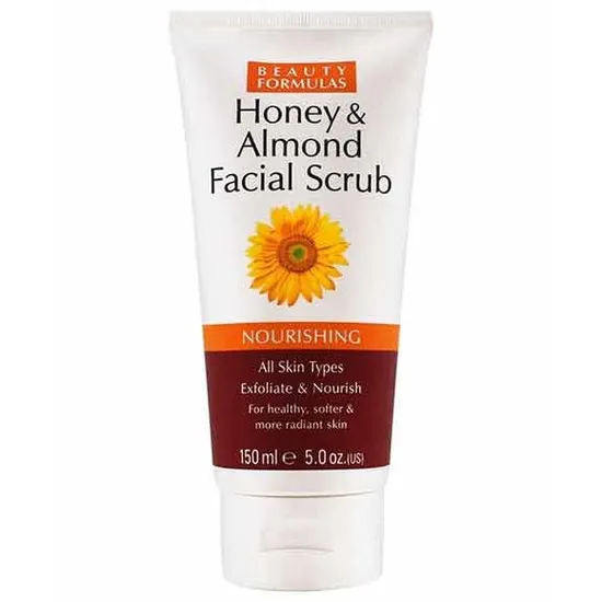 Beauty Formulas Honey & Almond Nourishing Facial Scrub