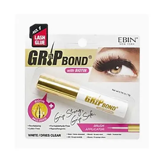 Ebin New York Grip Bond Biotin White Lash Glue