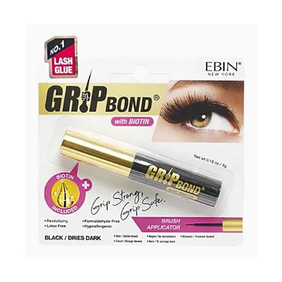 Ebin New York Grip Bond Biotin Black Lash Glue