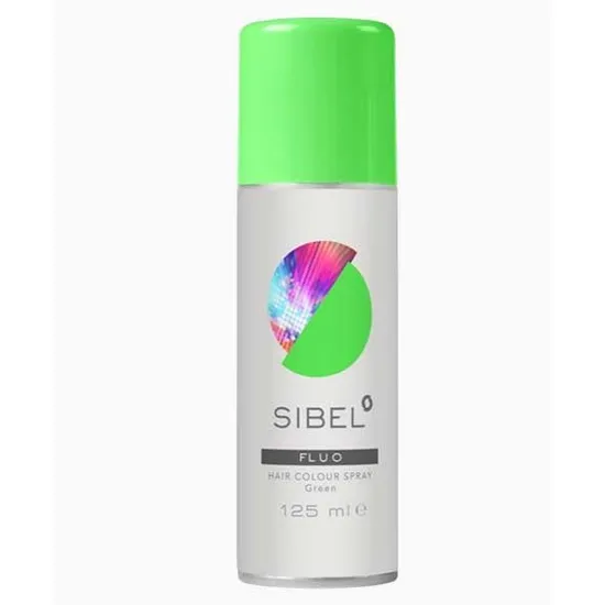 Sibel Fluo Green Hair Colour Spray