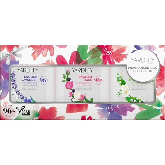 Yardley Floral Fragranced Mini Body Powder Collection Gift Set