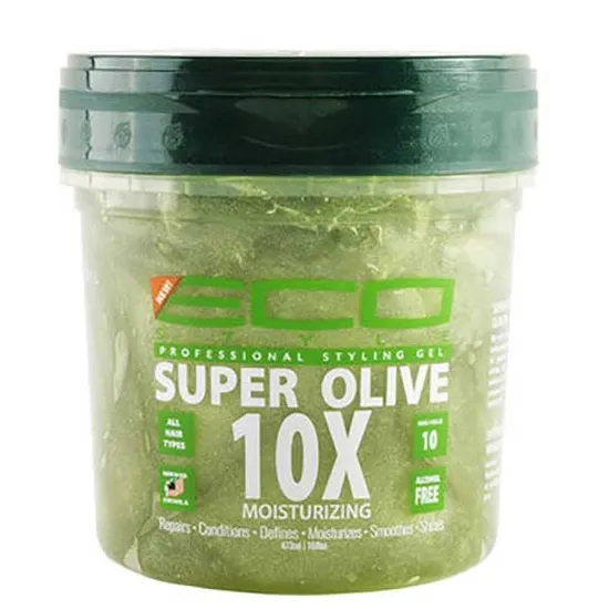 Ecoco Eco Super Olive 10X Hair Moisturising Styling Gel 946Ml