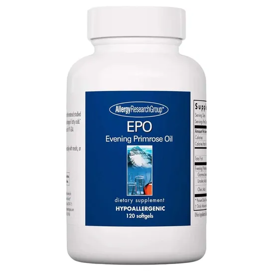 Allergy Research Group EPO Evening Primrose Oil 500mg Softgels