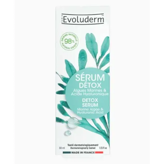 Evoluderm Detox Serum With Marine Algae & Hyaluronic Acid
