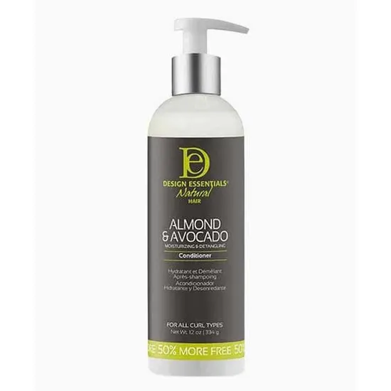 Design Essentials Design Natural Almond & Avocado Moisturising & Detangling Conditioner