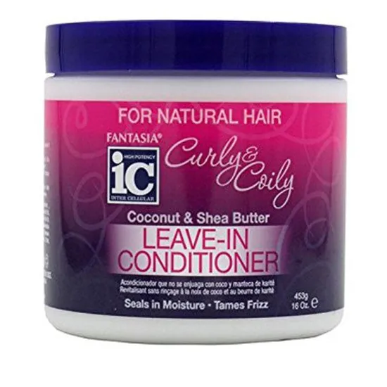 IC Fantasia Curly & Coily Coconut & Shea Butter Leave-In Conditioner