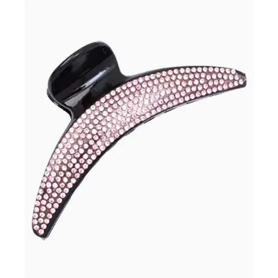 Molly And Rose Curved Plastic Clamp With Coloured Diamantes
