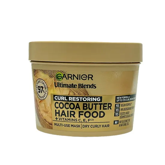 Garnier Ultimate Blends Curl Restoring Cocoa Butter & Jojoba Oil Hair Food
