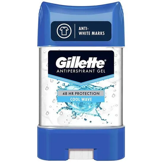 Gillette Cool Wave 48HR Antiperspirant Clear Gel