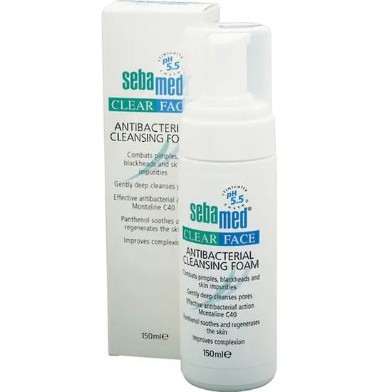 Seba Med Clear Face Antibacterial Cleansing Foam