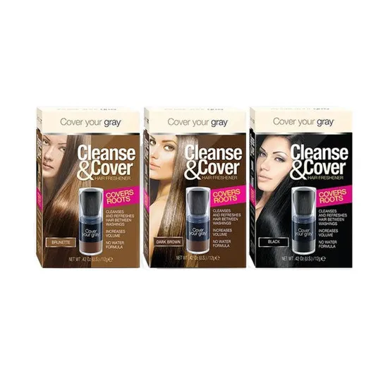 Cover Your Gray Cleanse & Cover Hair Freshener Covers Roots