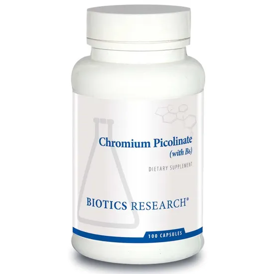 Biotics Research Chromium Picolinate +B6 Capsules