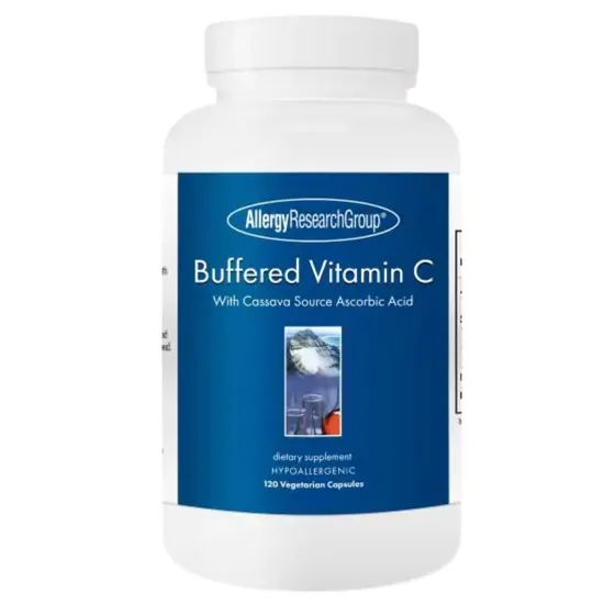 Allergy Research Group Buffered Cassava Vitamin C Capsules