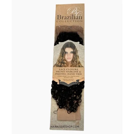 Hairaisers Brazilian Collection Lace Closure Kinky Curly 2x4