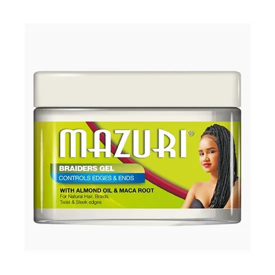 Mazuri Braiders Gel Controls Edges & Ends With Almond Oil & Maca Root