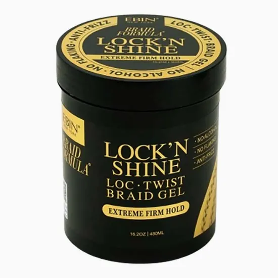 Ebin New York Braid Formula Lock N Shine Extreme Firm Hold Gel