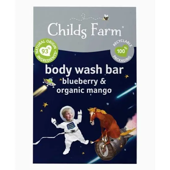 Childs Farm Body Wash Bar With Blueberry & Organic Mango