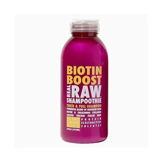 Real Raw Biotin Boost Shampoothie Thick Full Shampoo
