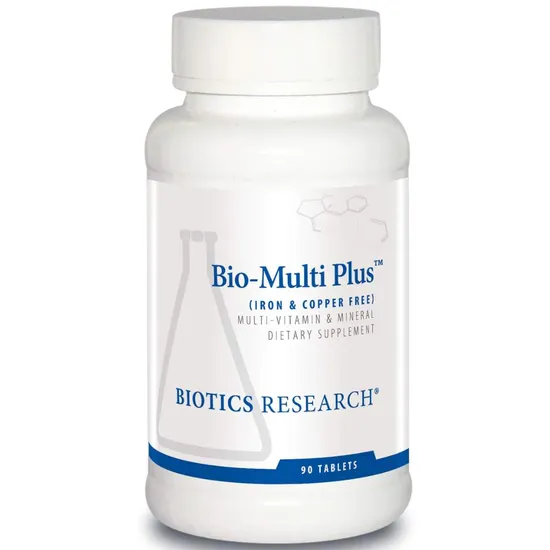 Biotics Research Bio-Multi-Plus Iron & Copper Free Tablets