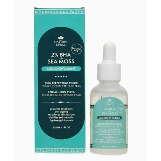 Nature Spell BHA & Sea Moss Liquid Exfoliant