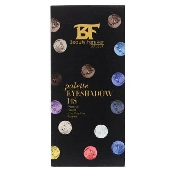beauty forever BF Mineral Based 14s Eyeshadow Palette 104