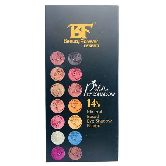 beauty forever BF Mineral Based 14s Eyeshadow Palette 102