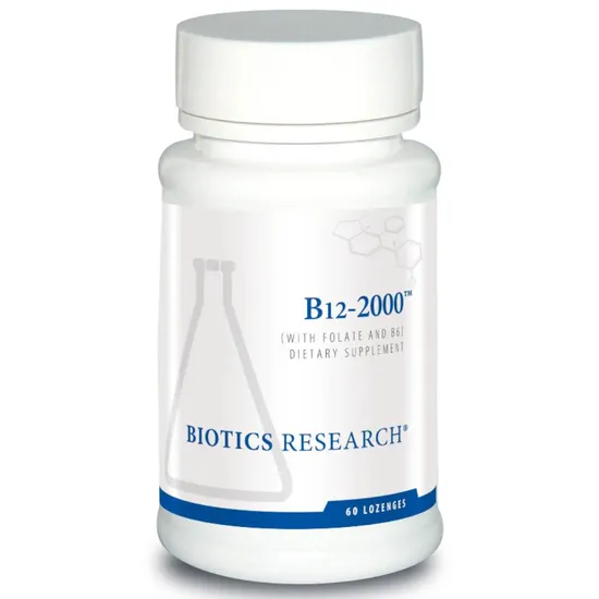 Biotics Research B12-2000 +B6/Folate Lozenges