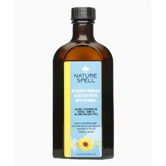 Nature Spell Authentic Jamaican Black Castor Oil With Vitamin E